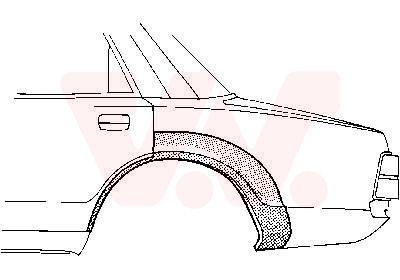 VAN WEZEL Боковина 5905147